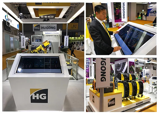 进博会首日d88尊龙z6意大利CEA展位展品智能焊接与切割云系统